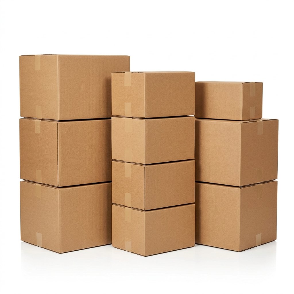 Heavy-Duty Corrugated Pallet Shipping Boxes (Pack of 25)