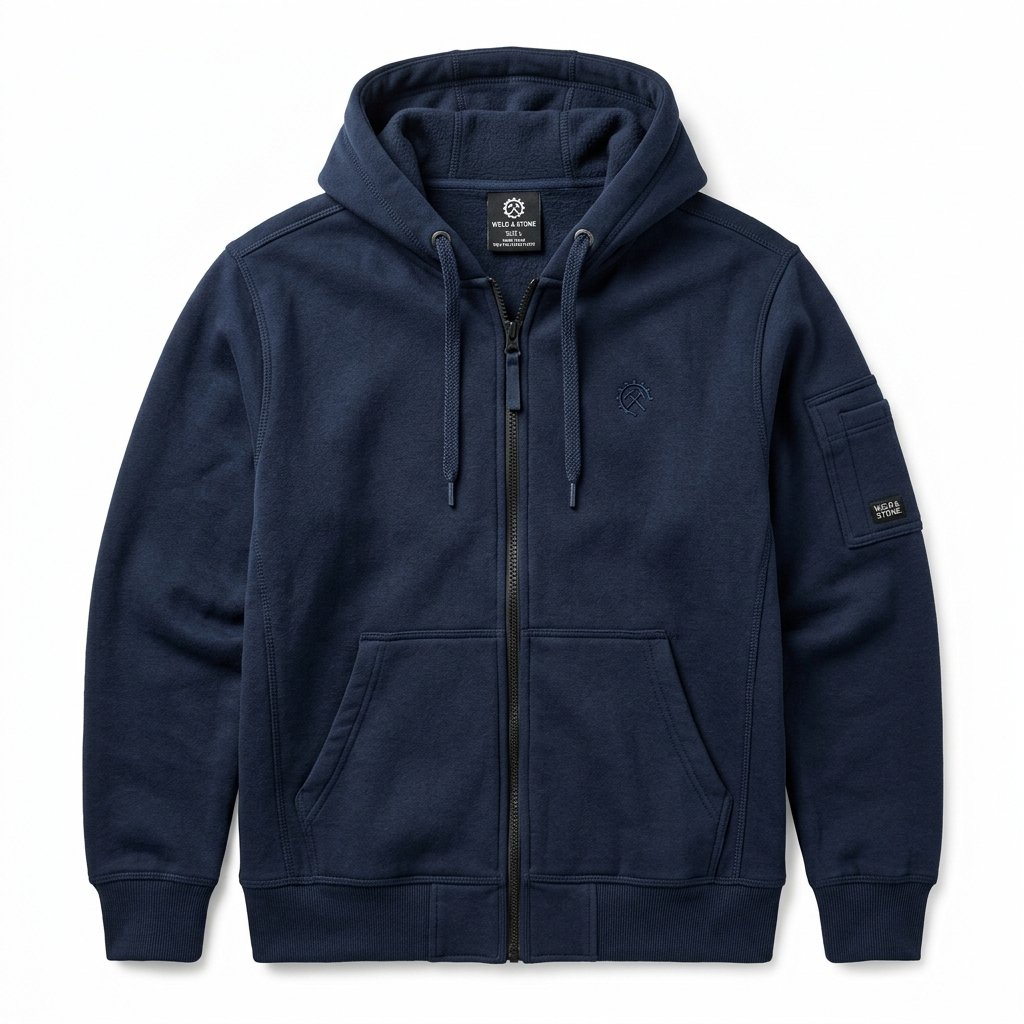 Industrial Workwear Fleece Hoodie